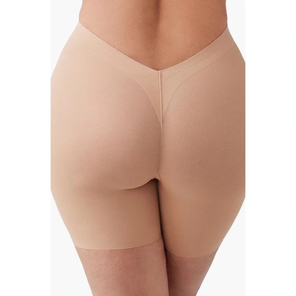 WACOAL 805387 PRALINE SHAPE REVELATION HOURGLASS THIGH SHAPING SHORTS SZ S NWT - Picture 2 of 9
